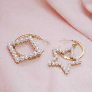 Aritos perlas
